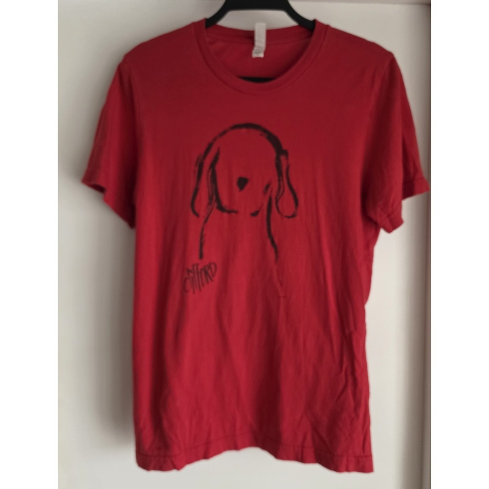Bella+Canvas T-Shirt M Clifford Big Red Dog Short Sleeve Unisex Cotton Tee Top